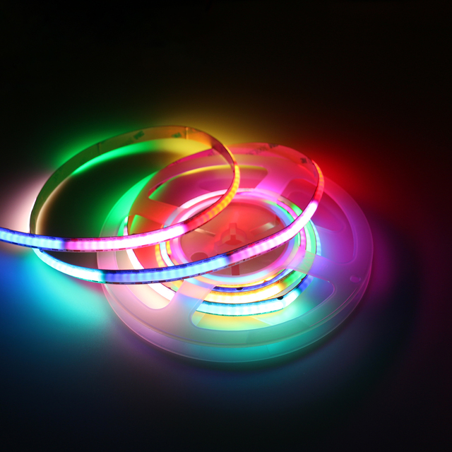 Smart COB LED Strip Light 5M RGBIC Full Color DC12V 24V 50 90 Copper Lights Rgbw LED Lighting for Landscape IP20 IP67 WIFI