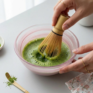 Tazón de Matcha de Vidrio Rosa Personalizado OEM <span class=keywords><strong>a</strong></span> Precio de Fábrica para Ceremonia Tradicional del Té, MOQ Bajo - Product Image 2