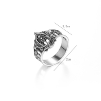 Bague ZRM Wild Soul classique, style gothique sombre rétro, faite à la main, vente directe du fabricant