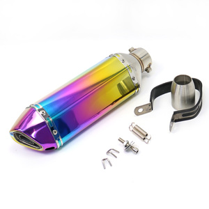Silenciador de venta hexagonal de color directo del fabricante, escape de motocicleta <span class=keywords><strong>ahm</strong></span> para silenciador gladius DL250 SV650A sfv650 - Product Image 1
