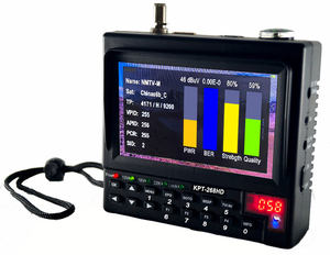 Nouveau testeur de signal de télévision par satellite DVBS/S2 H.265 AVS+ Sat Finder prenant en charge la synchronisation de la télévision par satellite - Product Image 3