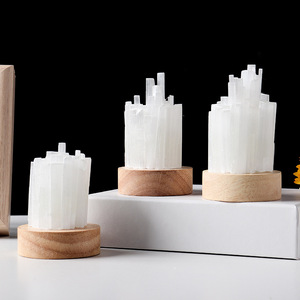 GEM <span class=keywords><strong>Lampe</strong></span> en cristal <span class=keywords><strong>de</strong></span> sélénite Grande <span class=keywords><strong>lampe</strong></span> en <span class=keywords><strong>sel</strong></span> <span class=keywords><strong>de</strong></span> sélénite marocaine authentique faite à la main Amazing Crystal Table Night - Product Image 3