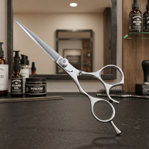 Tijeras de Peluquería Profesionales de Acero Inoxidable con Punta Afilada para Diestros, Tijeras para Cabello con Mango Corto - Product Image 2