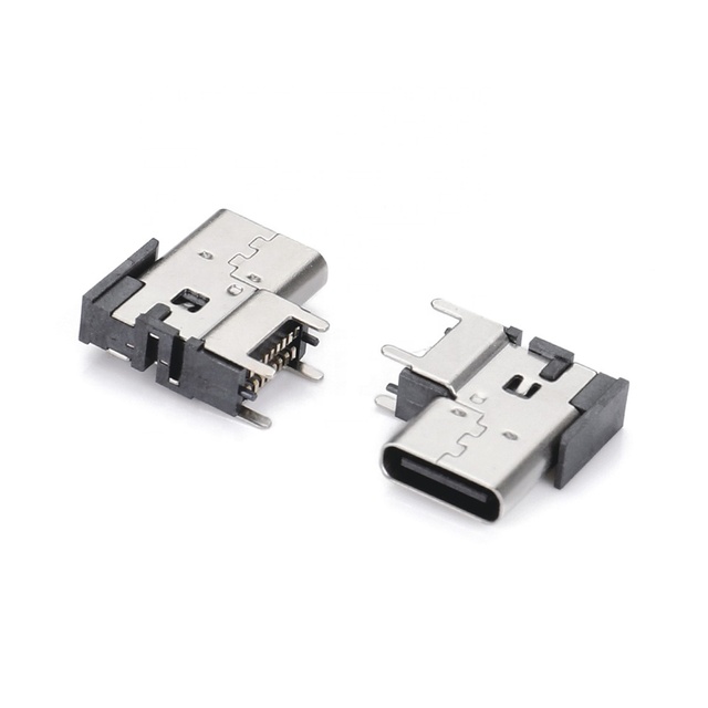 MUP Female 16PIN Usb Type c Connector Flag Side Insertion C-type Socket for Fast Charge GPS POS Iot Hot Sale in India Malaysia