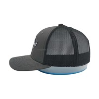 Gorra Trucker Personalizada de Alta Calidad, 5 Paneles, Malla y Felpa, con Logotipo Bordado y Parche de Cuero, Richardson 112, Unisex