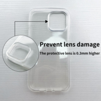 Prix d'usine vente en gros HD Transparent Transparent souple TPU étui de téléphone portable couverture arrière antichoc pour iPhone 14 13 12 11 2022 étui