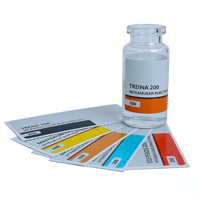 Étiquettes et boîtes personnalisées pour flacons de 3 ml et 10 ml avec hologramme pour usage pharmaceutique