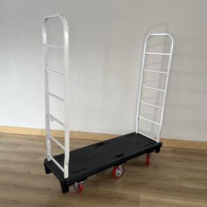 Supermercado U Boat Parcel Picking Twin Transport Cart Almacén Trolley Uboat Cart - Product Image 3