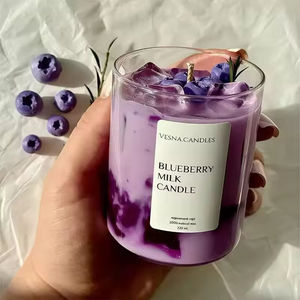 Bougie aromatique en cire de soja artisanale moderne, couleur personnalisable, pour Noël, anniversaires, décoration de la maison et des spas d'hôtel - Product Image 5