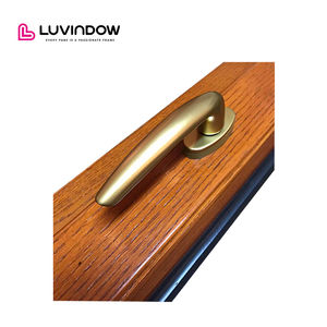 Kính cường lực thiết kế hiện đại mô hình pháp rắn gỗ tếch gỗ nhôm Ốp gỗ cửa sổ - Product Image 6