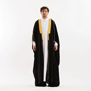 High Quality Designer UAE White Thobe Islamic Jubba <strong>Men</strong> Bisht <strong>Kurta</strong> Oman Marble Price Manufacturer <strong>Kurta</strong> - Product Image 5