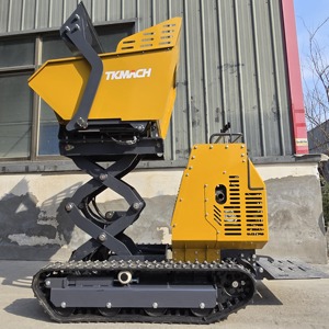 Mini-chargeur sur chenilles avec benne basculante, pompe hydraulique, moteur diesel Briggs & Stratton, capacité 880 kg, benne 450 kg, Chine - Product Image 1