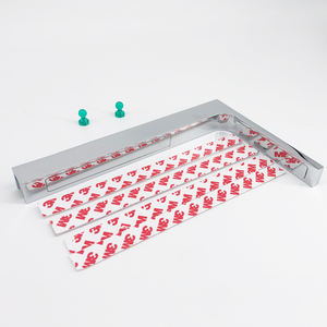 Soporte de esquina de vidrio sin perforación, barra de soporte, conector de pared a vidrio <span class=keywords><strong>para</strong></span> mampara de ducha - Product Image 2