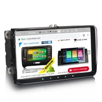 Erisin ES8791V 9 Pulgadas PX5 Android 10.0 Reproductor de DVD Estéreo para Auto con Navegador GPS para VW Golf Passat Tiguan Polo Eos Seat Skoda Octavia