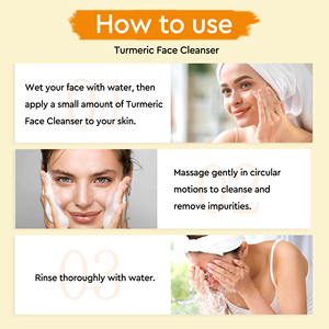 <span class=keywords><strong>Produit</strong></span> au curcuma Marque privée Éclaircissant pour le visage <span class=keywords><strong>Acné</strong></span> Crème éclaircissante Ensemble de soins de la peau au curcuma - Product Image 6