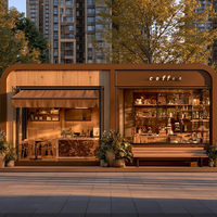 Vitrine de comptoir de bar pour boulangerie et café, avec éclairage LED, pour présentation de produits de boulangerie, conception de magasin de café, solution tout-en-un