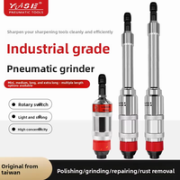 Meuleuse pneumatique à arbre allongé robuste YASE S40-780, mandrin 6 mm, 0,6 CV, interrupteur de verrouillage, 17000 tr/min, pour surfaces de soudure