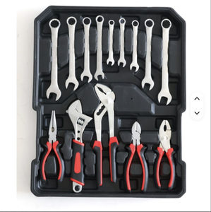 Ensemble d'outils de réparation automobile et domestique de 187 pièces, boîte à outils, trousse à outils dans un coffret à roulettes en aluminium - Product Image 5