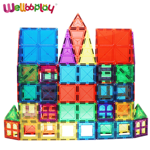 Ensemble <span class=keywords><strong>de</strong></span> blocs <span class=keywords><strong>de</strong></span> <span class=keywords><strong>construction</strong></span> magnétiques créatifs STEM Kit <span class=keywords><strong>de</strong></span> <span class=keywords><strong>construction</strong></span> éducatif préscolaire aimant pour garçons et filles en plastique - Product Image 2