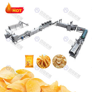 Machine à chips entièrement automatique Chaîne de production de chips de pommes de terre entièrement automatique Machine à chips haute capacité à opération facile - Product Image 6