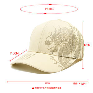 <span class=keywords><strong>Gorra</strong></span> de béisbol con estampado de dragón de estilo chino para mujer, <span class=keywords><strong>gorra</strong></span> de pico de pato informal para exteriores con protección solar a la moda para <span class=keywords><strong>hombre</strong></span> - Product Image 2