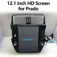 Radio Estéreo para Auto con Pantalla Táctil Android 13 de 12.1 Pulgadas, Reproductor Multimedia, Carplay, Navegación GPS para Toyota Prado 2010-2017