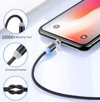 Usb tipo C Android Accesorio móvil Cable de datos de celda Micro magnético 3 en 1 carga rápida para teléfono
