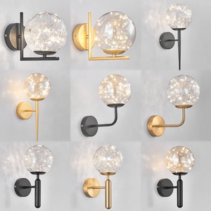 Lampe murale LED <span class=keywords><strong>Design</strong></span> créatif Full Star pour chambre à coucher Lampe murale de chevet Intérieur Moderne Simple Bar Salon Applique murale de luxe en cristal - Product Image 2