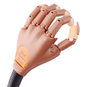 Modèle de main prothétique SunelPort <span class=keywords><strong>Nail</strong></span> Art Joint Prosthetic Hand Model SP-282 pour la pratique, doigts pliables, support mécanique mobile, plaques à ongles en gel - Product Image 5