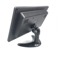 DC12 Monitor Wall Mount Desktop TFT LCD Monitor 10.1 inci CCTV Monitor dengan BNC AV VGA HD1080P USB Port Monitor komputer