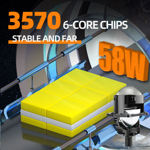 Ake <span class=keywords><strong>A99</strong></span> Verliesvrije Installatie Bilded Projector Lens 9-16V 6000K Dimlicht 48W Grootlicht 58W Bi Led Projector 3.0 Bi-Led Projector - Product Image 4