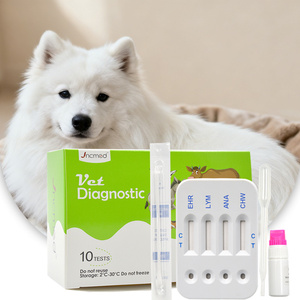 Prueba de Sangre Canina EHR <span class=keywords><strong>LYM</strong></span> ANA Ab CHW Ag, Kit de Prueba de Antígenos para Ehrlichia, Lyme, Anaplasma y Dirofilaria, Disponible OEM - Product Image 2