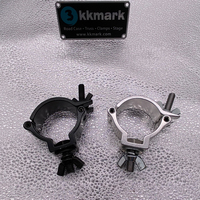 Kkmark Light Duty 100KG Global ADJ Mini Pince de fixation en aluminium pour truss 360° pour tubes de 2 pouces