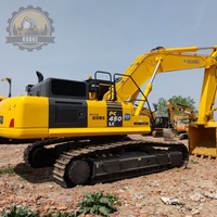 Excavadora de cadenas Komatsu PC450 usada asequible, excavadora hidráulica usada original de Japón, buena apariencia para proyectos en canteras