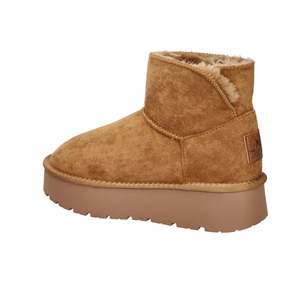 Bottines à plateforme en daim camel Xti Donna pour l'hiver - Product Image 3