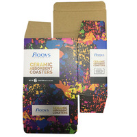 Scatola in Cartone Ondulato di Alta Qualità con Fondo Autoportante, Vantaggio UV con Lamina in Carta Artigianale per Imballaggio Prodotti