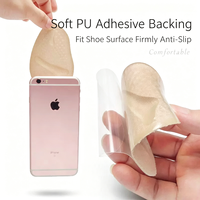 Coussinets de massage pour l'avant-pied, anti-douleur, antidérapants, absorbants les chocs, en silicone écologique et velours, pour talons hauts et douleurs aux pieds