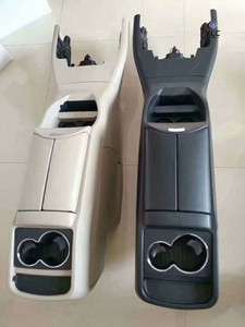 Nouvelle version universelle de boîte de rangement pour accoudoir central de <span class=keywords><strong>voiture</strong></span> avec porte-gobelet et cendrier, double accoudoir auto réglable pour modification - Product Image 3