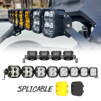 Barra de Luces LED Todoterreno 4x4 para Techo de UTV, Barra de Luces LED Modular Enlazable para Polaris RZR Maverick X3 Trucks