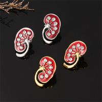 Nouvelle conception tendance : Broches en émail souple, motifs organes (yeux, oreilles), pour le cancer du col de l'utérus, badges médicaux, accessoire