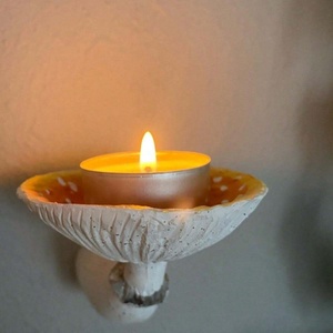 Étagère en résine en forme de champignon <span class=keywords><strong>Amanita</strong></span>, support décoratif - Product Image 1