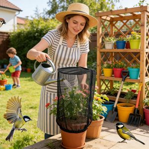 ตาข่ายคลุมต้<span class=keywords><strong>น</strong></span>ไม้แบบหนาพิเศษ ใช้ซ้ำ<span class=keywords><strong>ได้</strong></span> พร้อมโครงป้องกันแมลงและนก สำหรับควบคุมฝุ่นและศัตรูพืชใ<span class=keywords><strong>น</strong></span>สว<span class=keywords><strong>น</strong></span> - Product Image 3