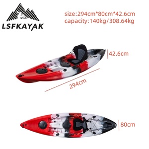 2025 fábrica nueva superventas <span class=keywords><strong>Muse</strong></span> 2,9 metros pesca básica y entretenimiento juego de agua Kayak para uso de una persona Barco de plástico - Product Image 3