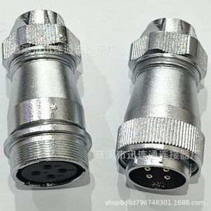 Connecteur d'aviation WF28 en alliage de zinc, montage sur panneau, plaqué or, en cuivre, de 2 à 26 broches - Product Image 1