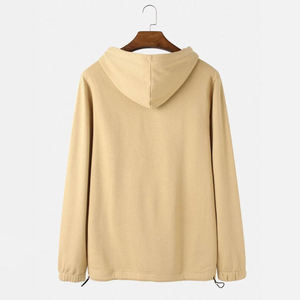 Athletic rugby beige Sudadera con capucha para hombre - Product Image 2