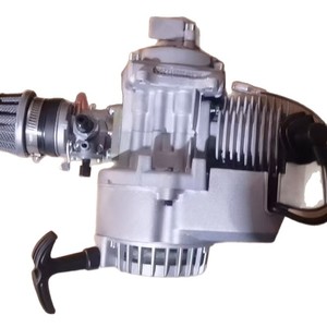 Mini moteur à essence à deux temps de 49 cm3, démarrage par traction, voiture de sport/moto, mini moteur - Product Image 3
