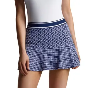 Sexy Trendy Fashion Elegant Custom Knit Tight Summer 2023 Hip Side Pleated Golf Skirts Women Sportswear
