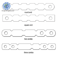Accessoires de coffrage métallique ajustables de précision sur mesure : attaches plates et clips à coin pour la construction
