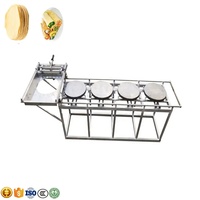 Machine de cuisson de crêpes de type push-pull Offre Spéciale à 2 casseroles pâte à farine de millet faisant la machine à crêpes