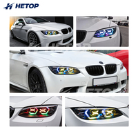 Phares HETOP E92 E93 2011-2013 Série 3, mise à niveau personnalisée spéciale, style OSS, style RGB, DRL LED uniques, Plug and Play pour BMW